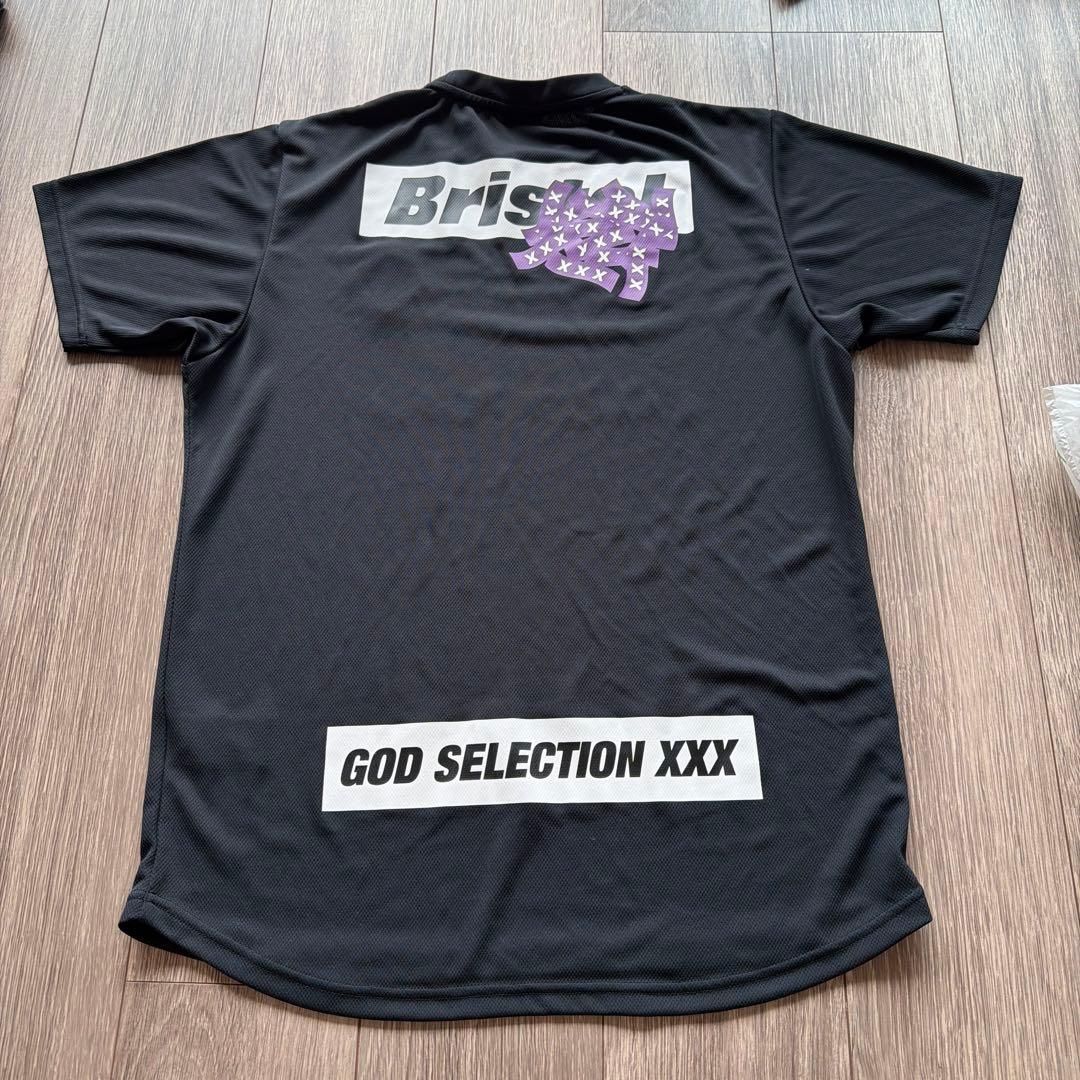 F.C.Real Brist ブラックシャツ　FCRB-210118