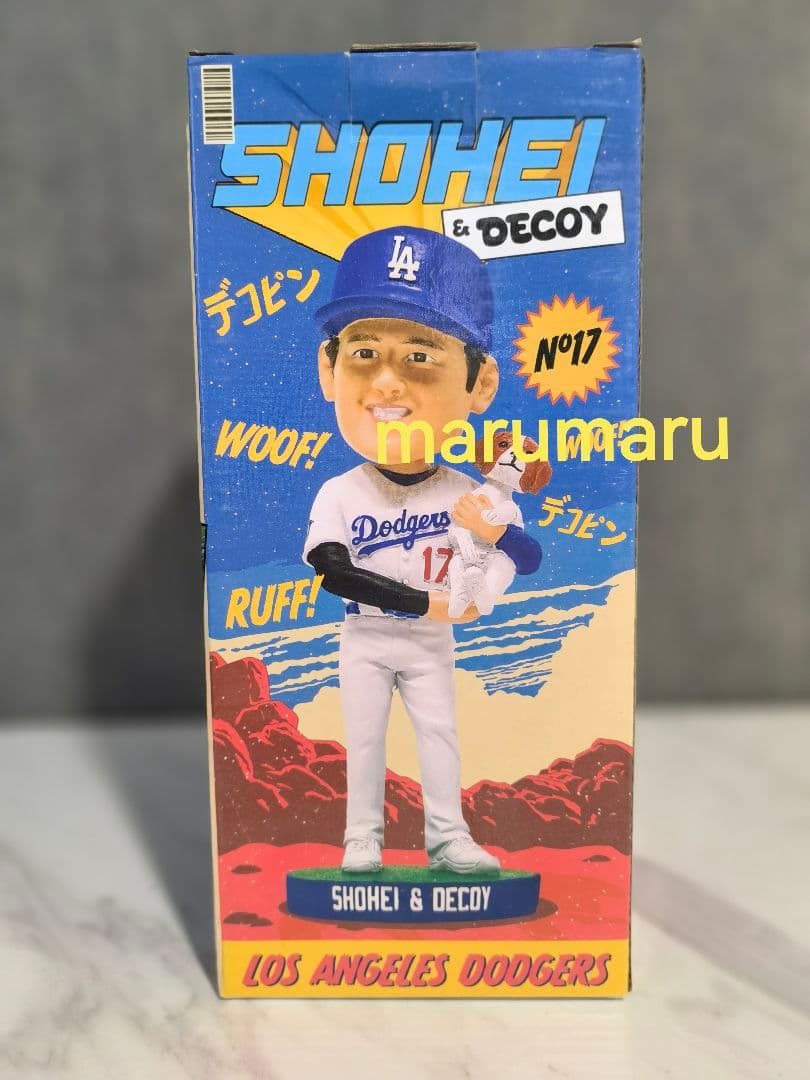 [本物]8月28日来場者限定 大谷翔平&デコピン ボブルヘッド ドジャース ⑩