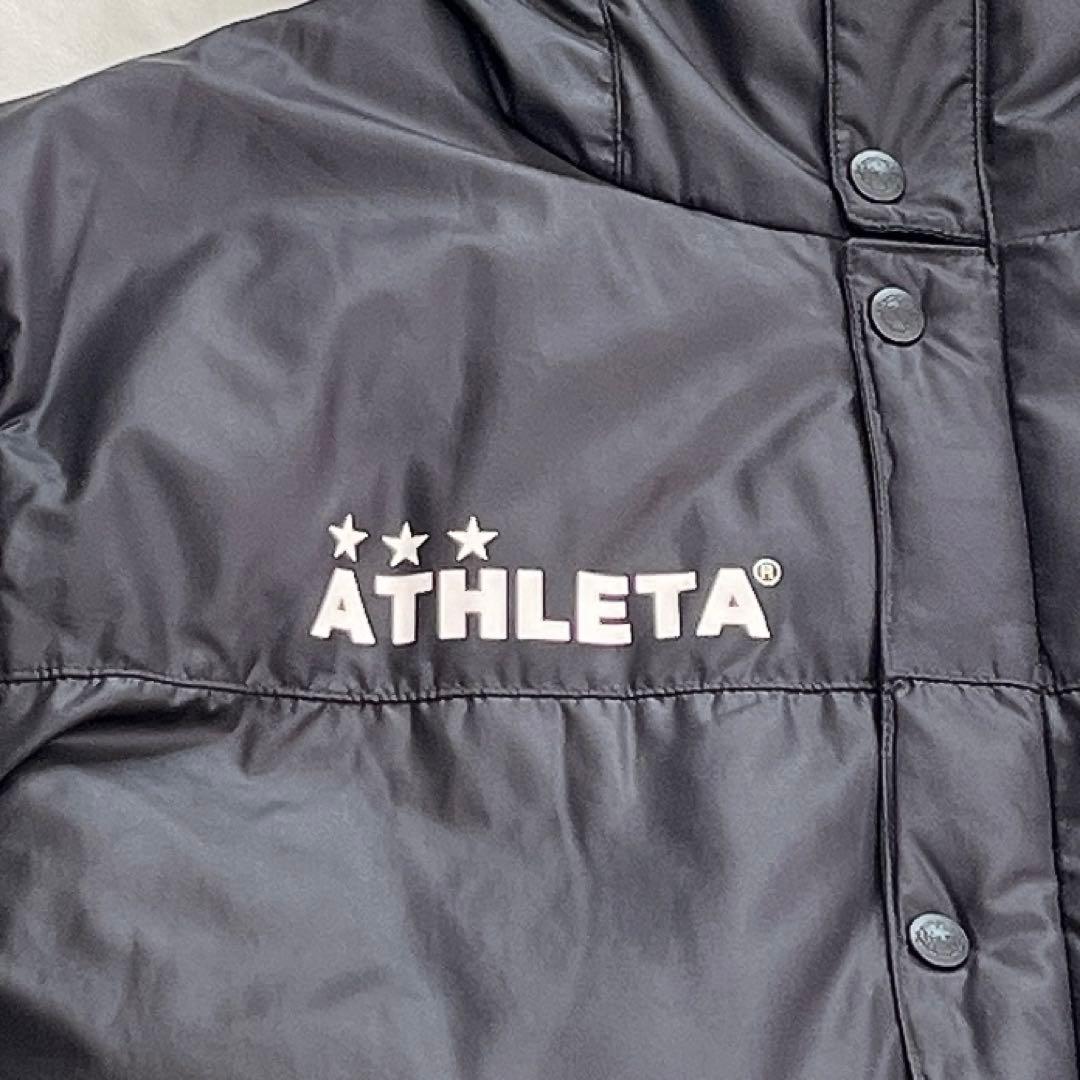 【美品】ATHLETA アスレタ ロング　ベンチコート　黒　L