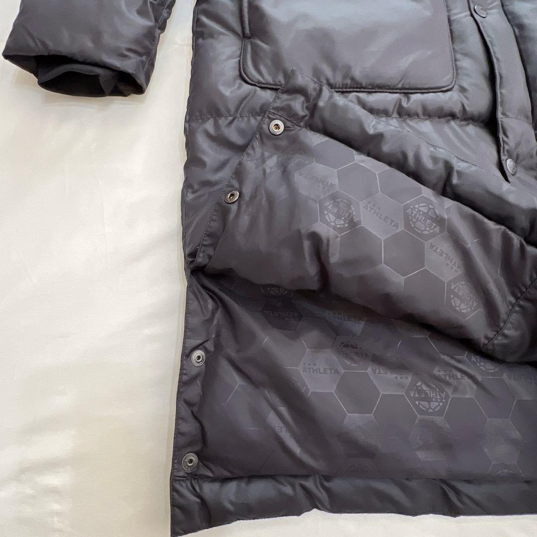 【美品】ATHLETA アスレタ ロング　ベンチコート　黒　L
