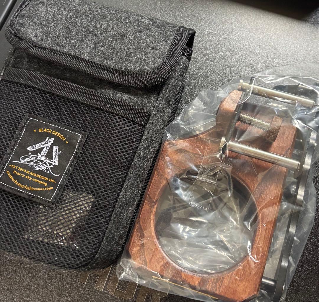 新品未使用BLACK DESIGN ブラックデザイン 畔 ホトリ カップホルダー