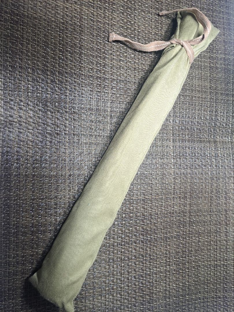 たなご、小鮒布袋竹竿4尺3寸(約130cm)５本継竹筒、収納袋セット