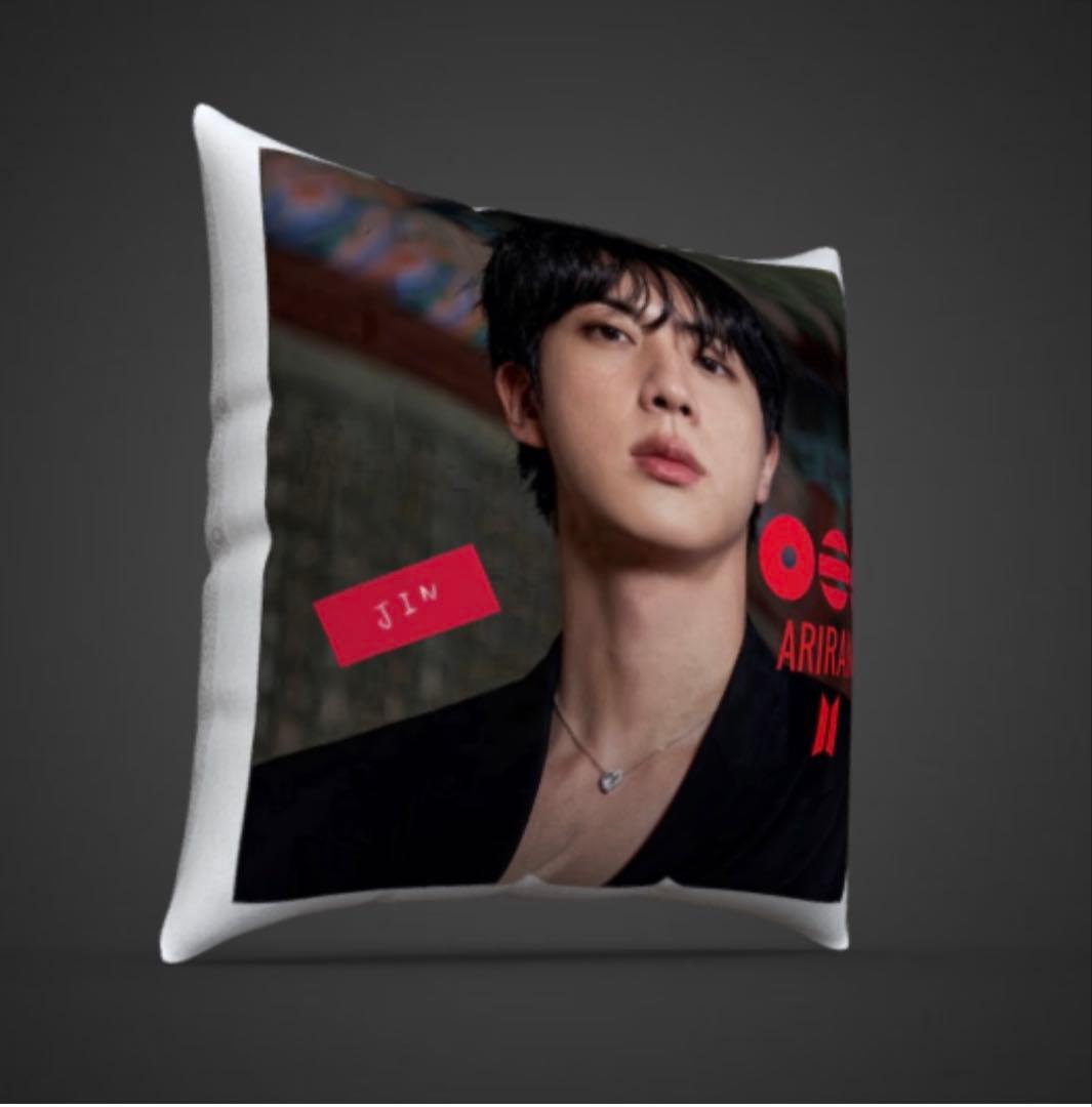 おまとめ中♡BTS ファブリッククッションカバー　45×45 ジンくん　JIN