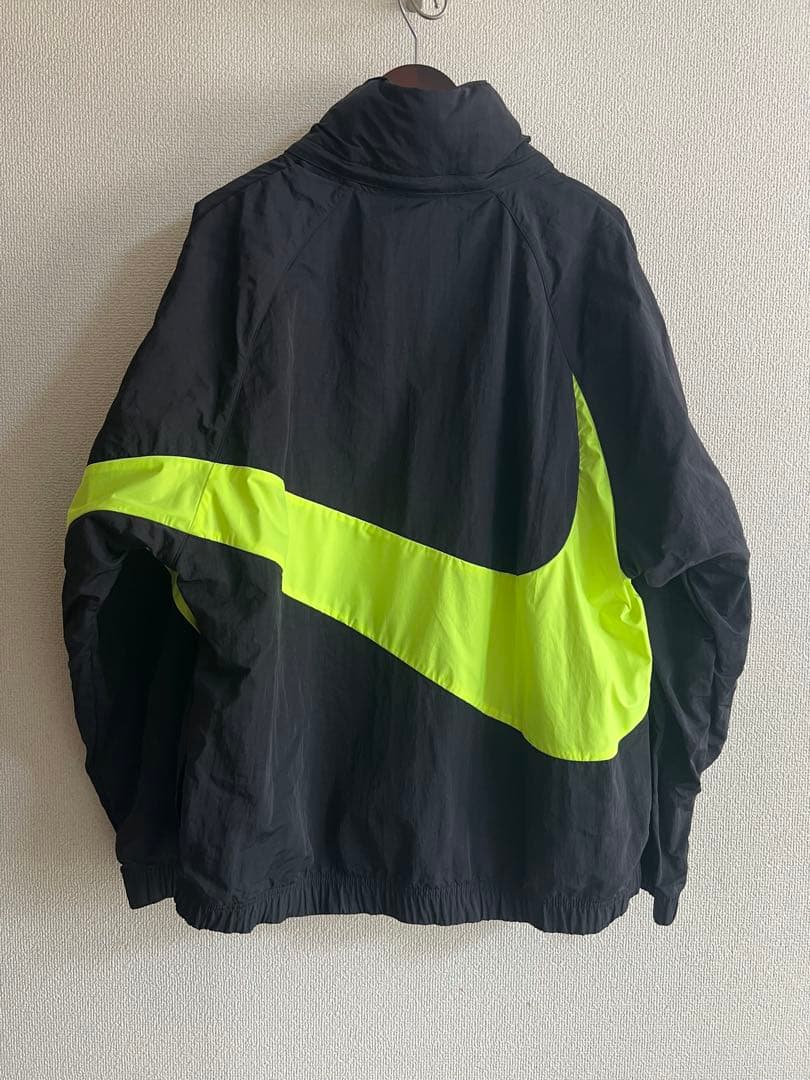 NIKE ビッグスウッシュ ナイロン セットアップ L/XL ブラック