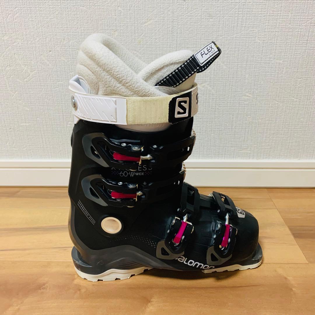 SALOMON152cm 24/24.5cmストック105cmスキーセット