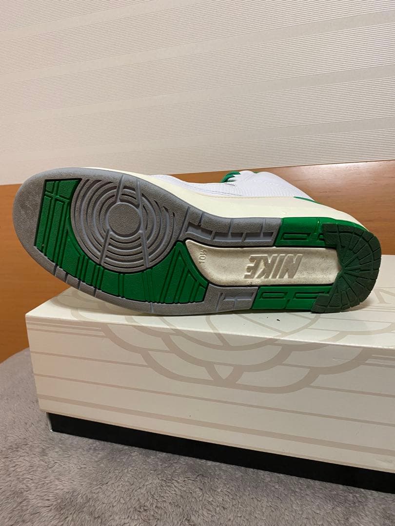 T*0様 NIKEエアジョーダン2ラッキーセイルグリーン