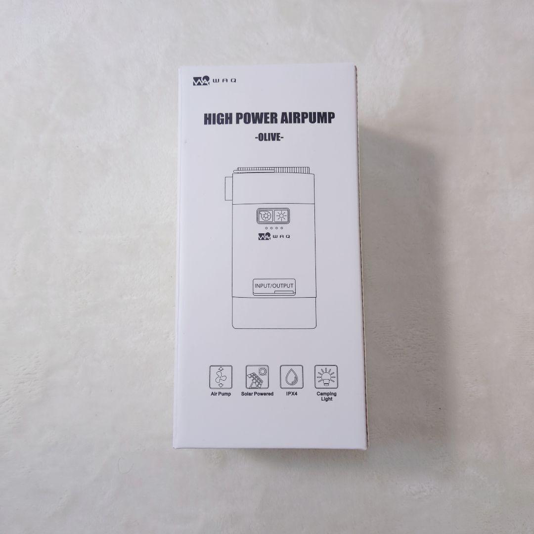 【美品】WAQ インフレーターマット 10cm ダブル【新品純正エアポンプ付】