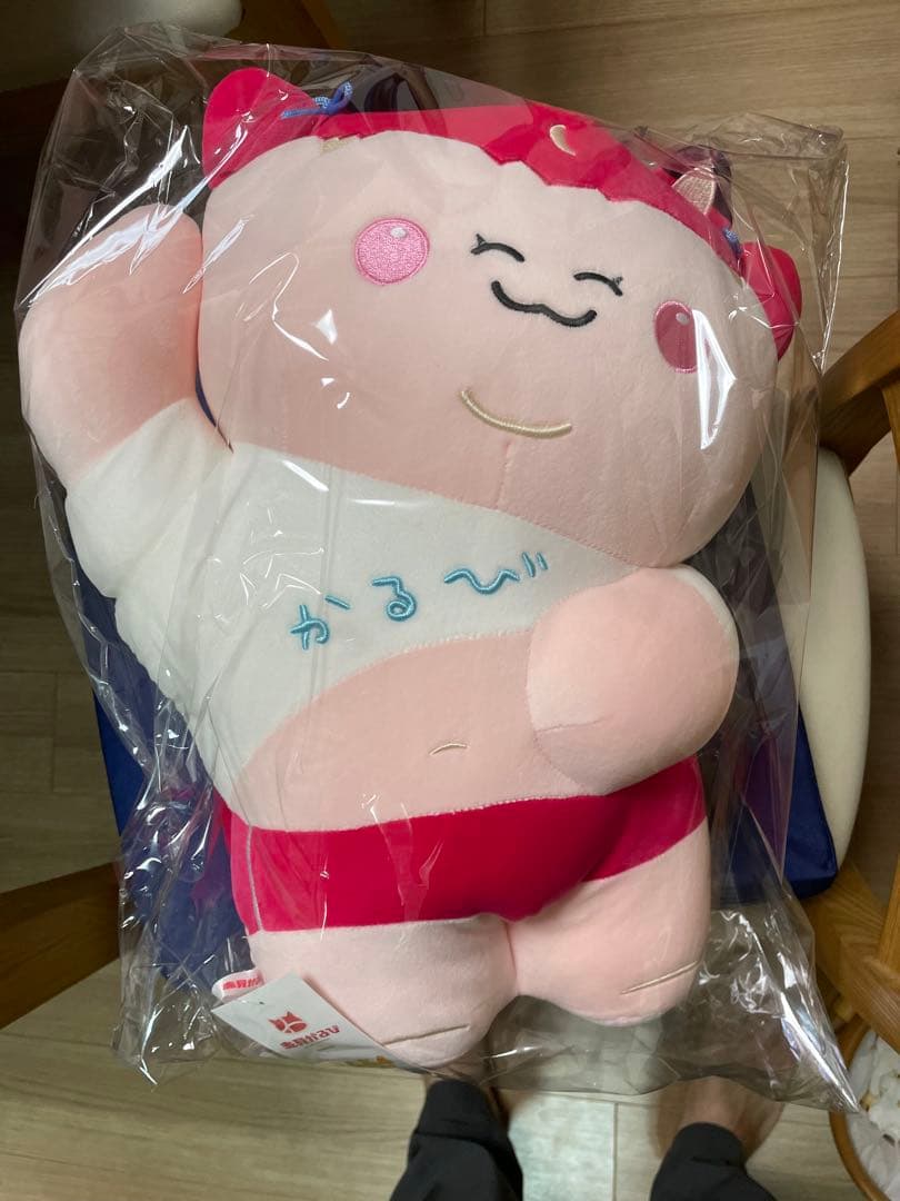 【新品・完全未開封品・2体セット】赤身かるび　デブかるびぬいぐるみ (寝)