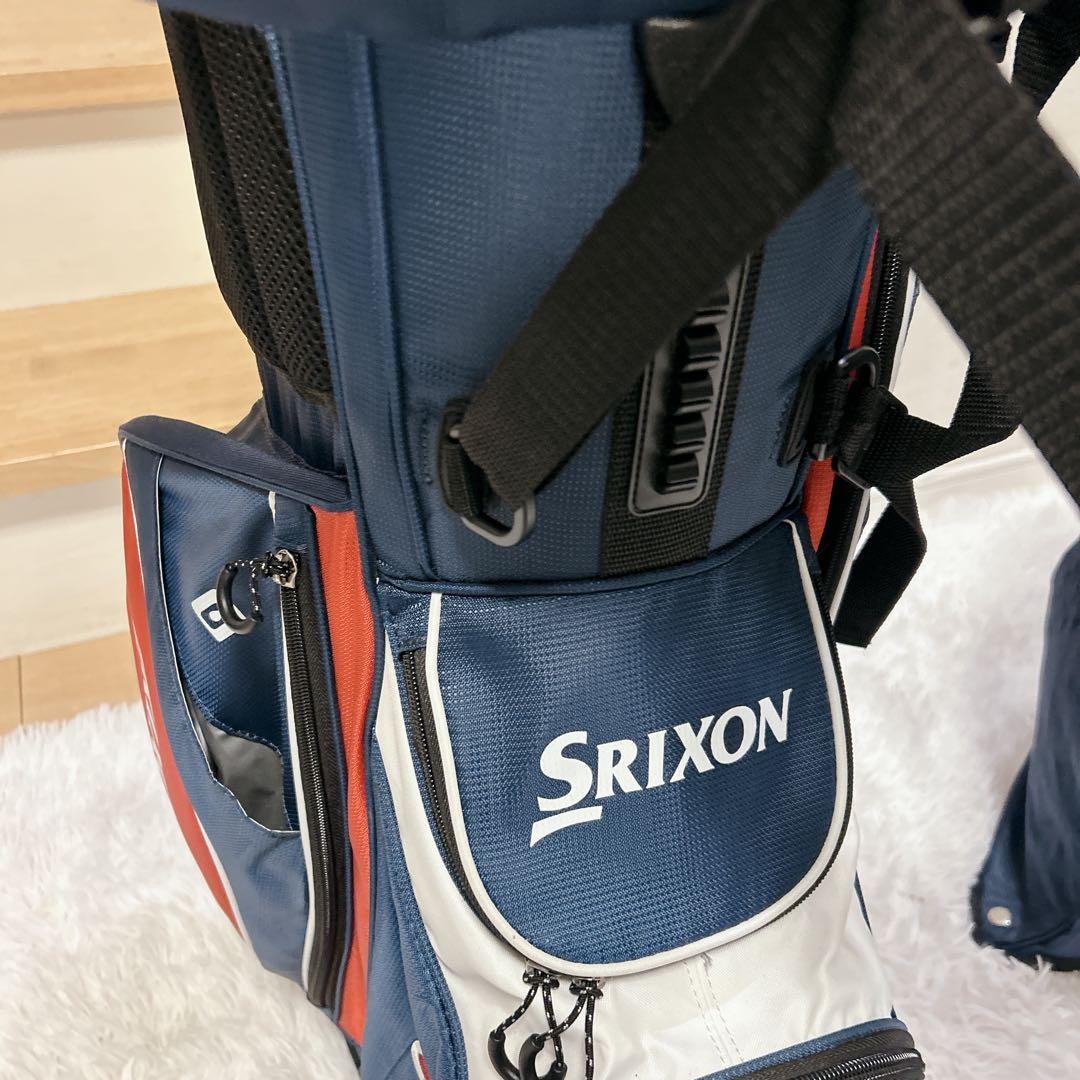 【美品】SRIXON スタンド式 キャディバッグ ゴルフバッグ 14分割