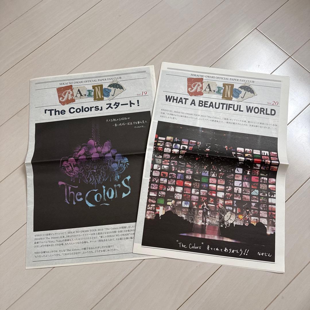 セカオワ　R.A.I.N.S. BOOK 2020-2025 6冊セットおまけ付