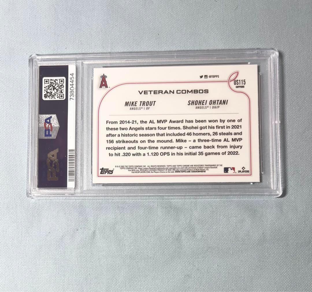 大谷翔平 PSA10 鑑定済 2021 MVP CALIBER 受賞 MLB