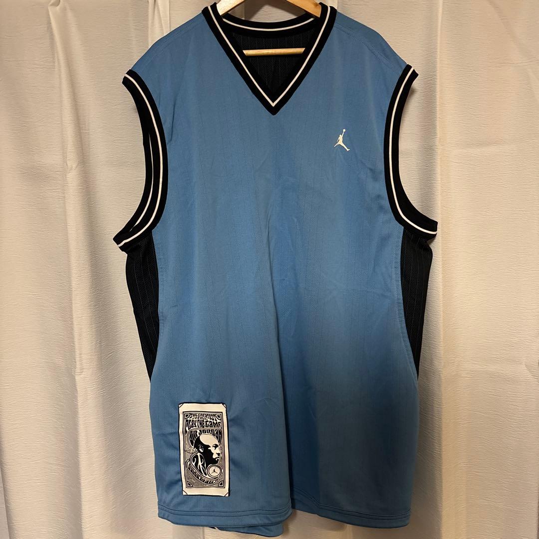 JORDAN NBA ゲームシャツ リバーシブル プリント バスケ 古着