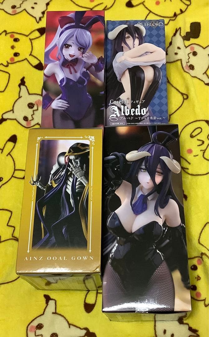 新品未開封！オーバーロードシリーズプライズフィギュア4個セット！