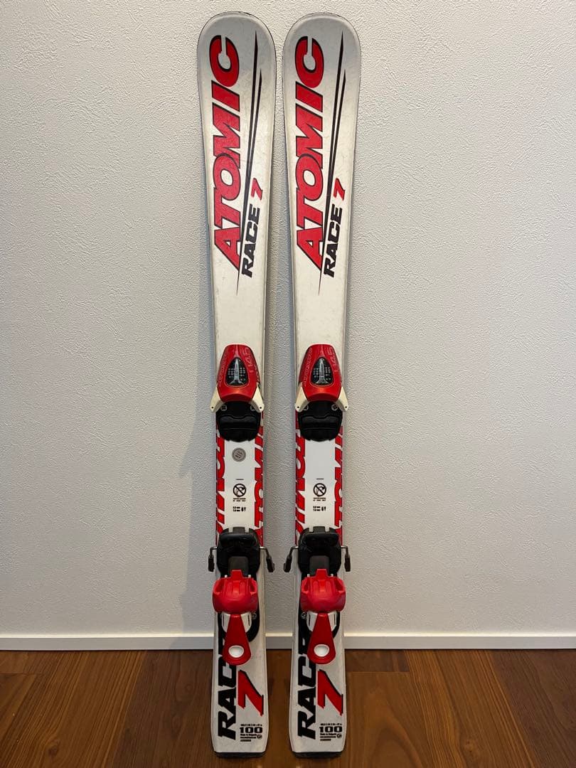 ATOMIC 子供用スキー板 100cm ブーツ20 ㎝ ストック80㎝　セット