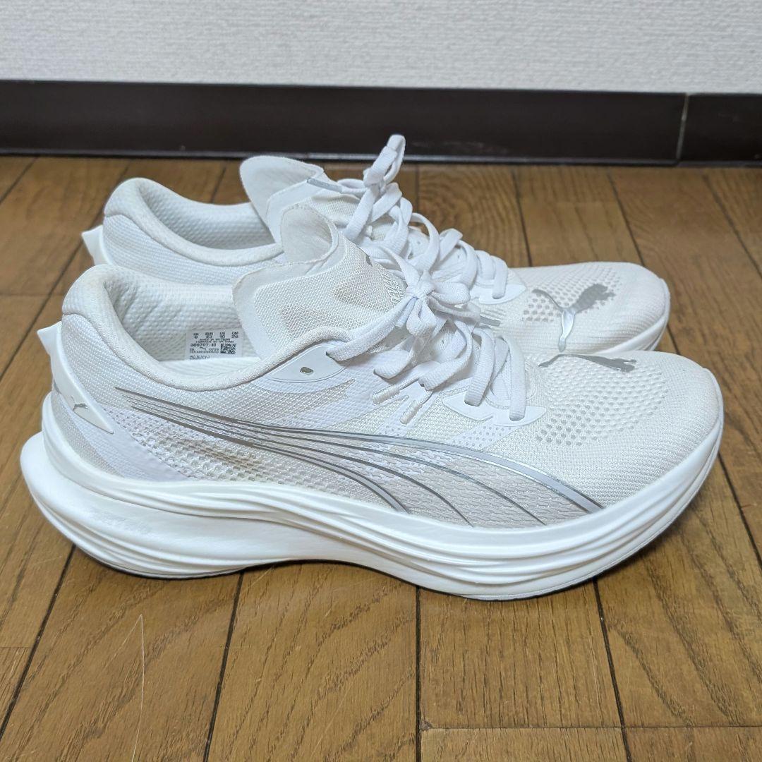 Puma ディヴィエイト ニトロ 3 メンズ 28cm ホワイト プーマ