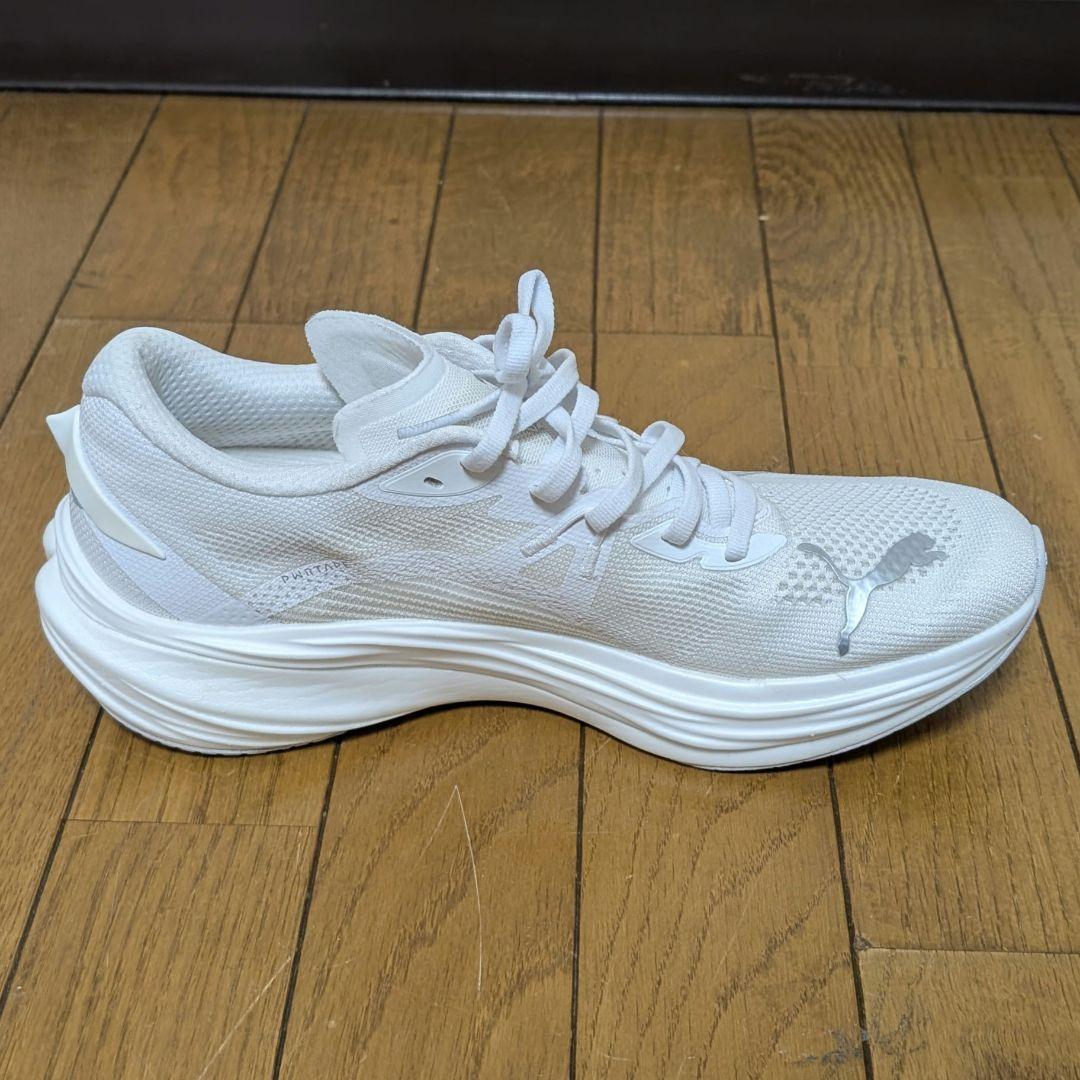 Puma ディヴィエイト ニトロ 3 メンズ 28cm ホワイト プーマ