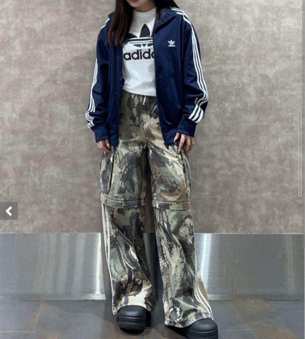 adidas アディダス ファイヤーバード トラックトップ ネイビー XL