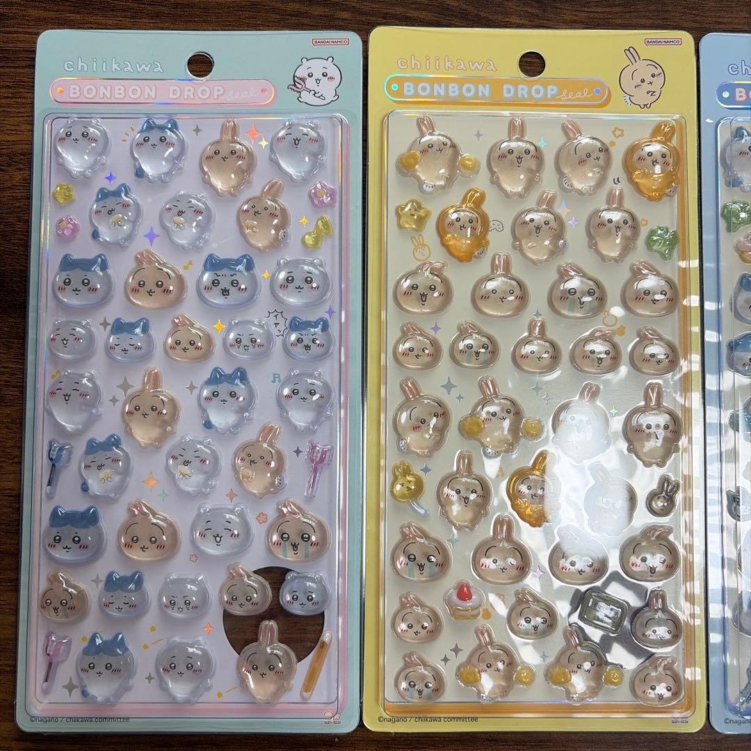 ちいかわ ボンボンドロップシール サンスター文具 クーリア 第1弾 正規品 4種