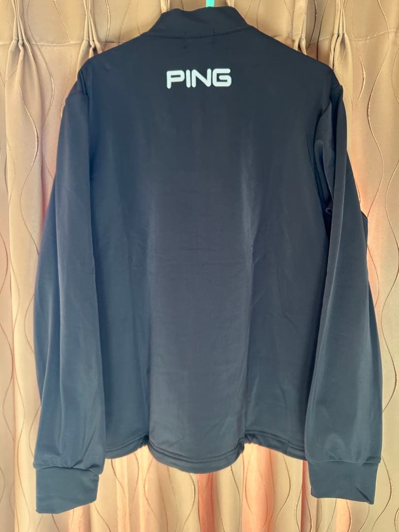 ブ*太様 ✳︎新品未使用✳︎定価14,300円 PING ハーフジップ M ブラ