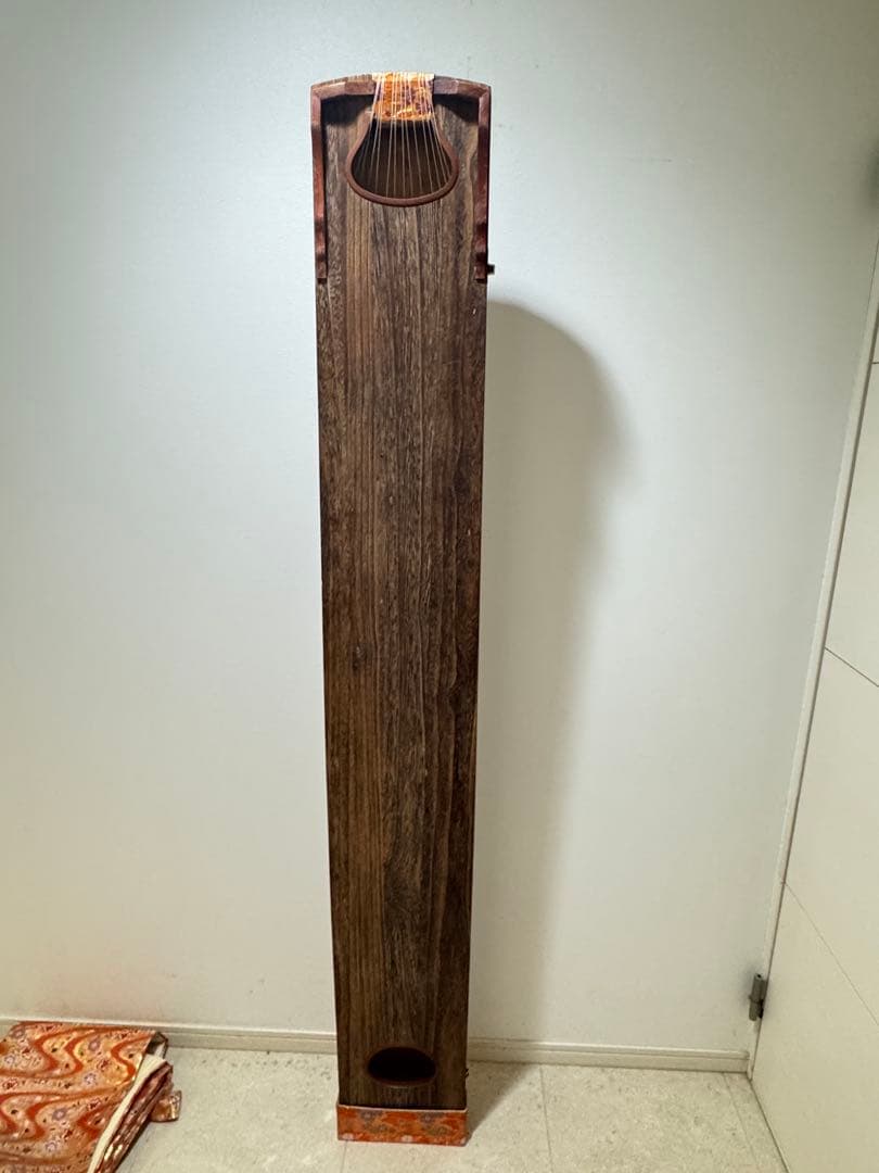 13弦 琴 お琴 和楽器 全長182cm 布包み付 伝統楽器 木目良好