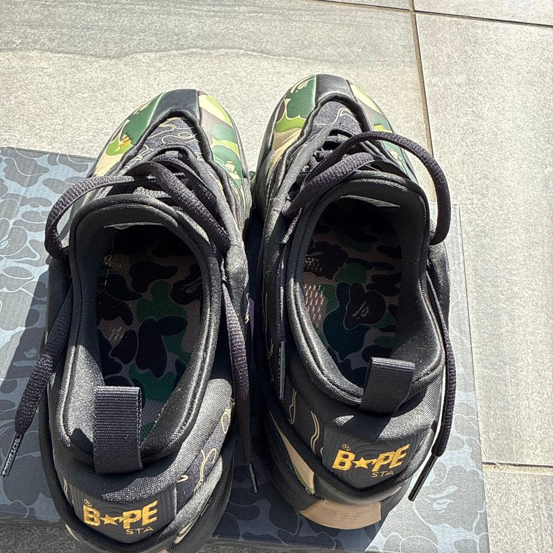 BAPE STA カモフラージュ シューズ 10 US