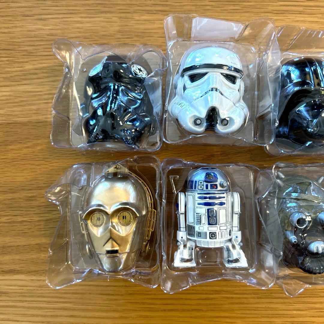 スターウォーズ　リアルマスク　マグネットコレクション　7個セット