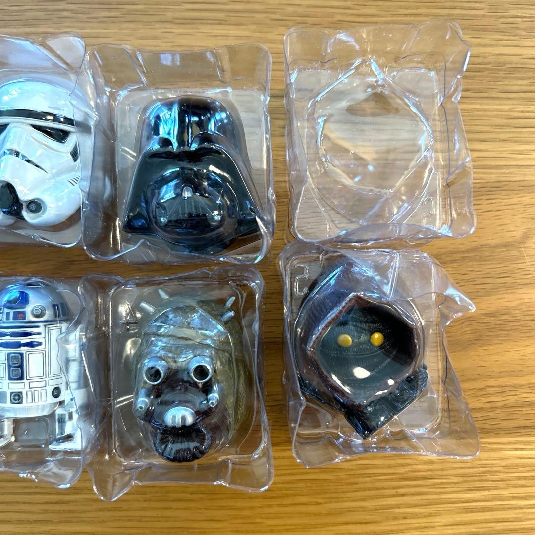 スターウォーズ　リアルマスク　マグネットコレクション　7個セット