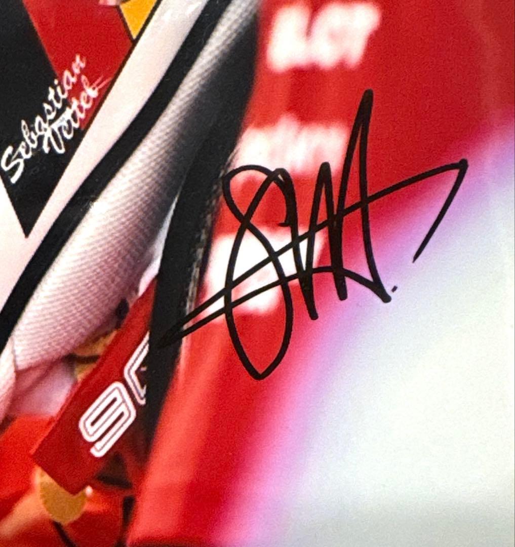 【超絶美品】セバスチャン・ベッテル 直筆サイン入り写真 2019年Ferrari