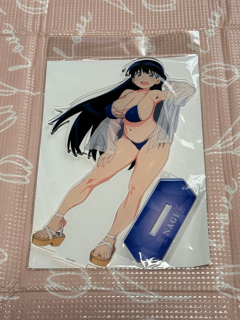 瑠璃の宝石 荒砥凪 水着ver BIGアクリルキャラスタンド C106