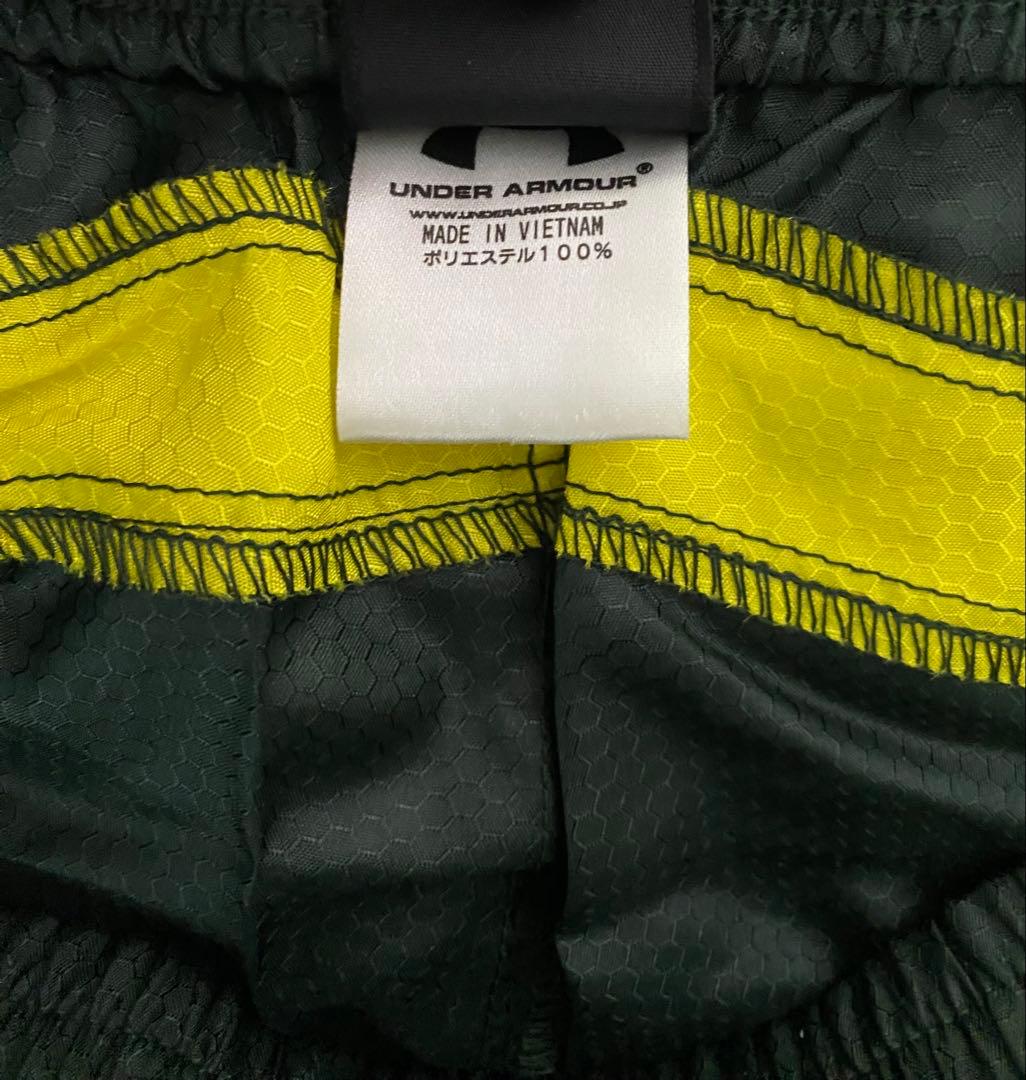 新品　UNDER ARMOUR ピステ セットアップ　イエロー/グリーン　3XL