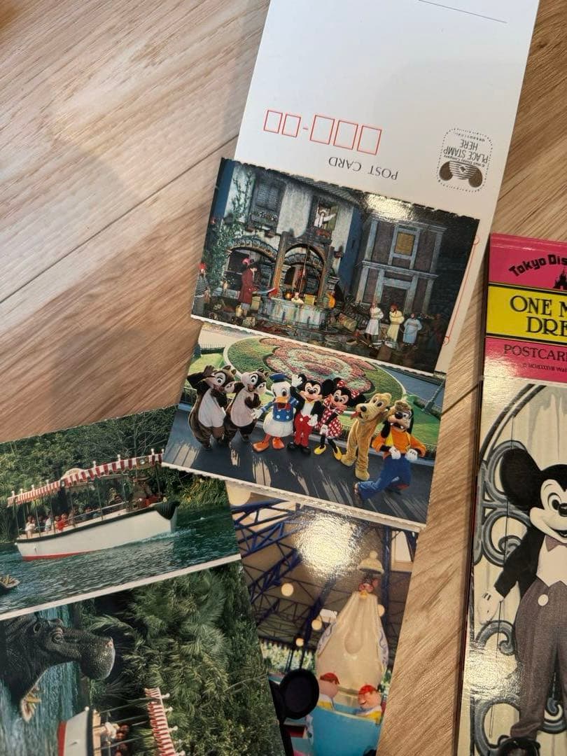 レア　昭和　ディズニーランド大図鑑　 ポストカード
