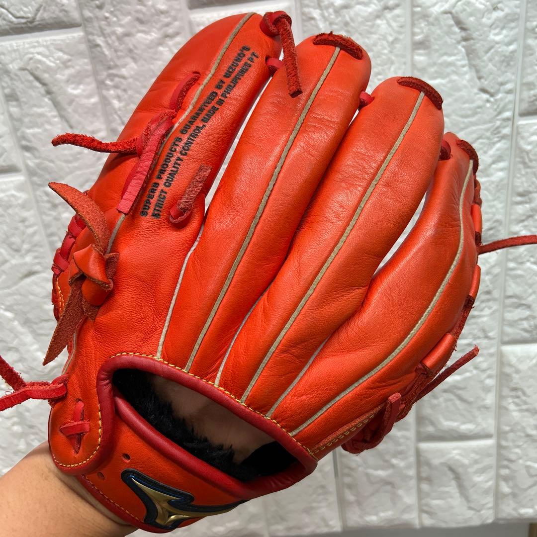 【美品】野球 グローブ 軟式 少年野球 ミズノ 内野手 セレクト9