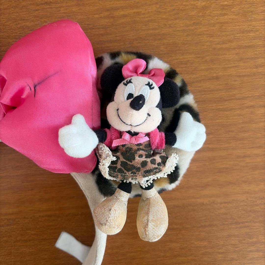 ディズニー ミニーカチューシャ ヒョウ柄