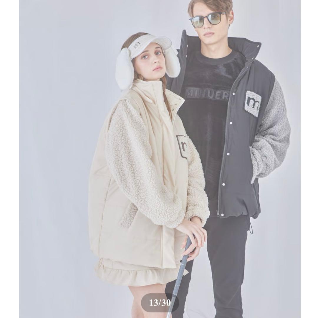 完売品 ミヌエール unisex down jacket (ivory)