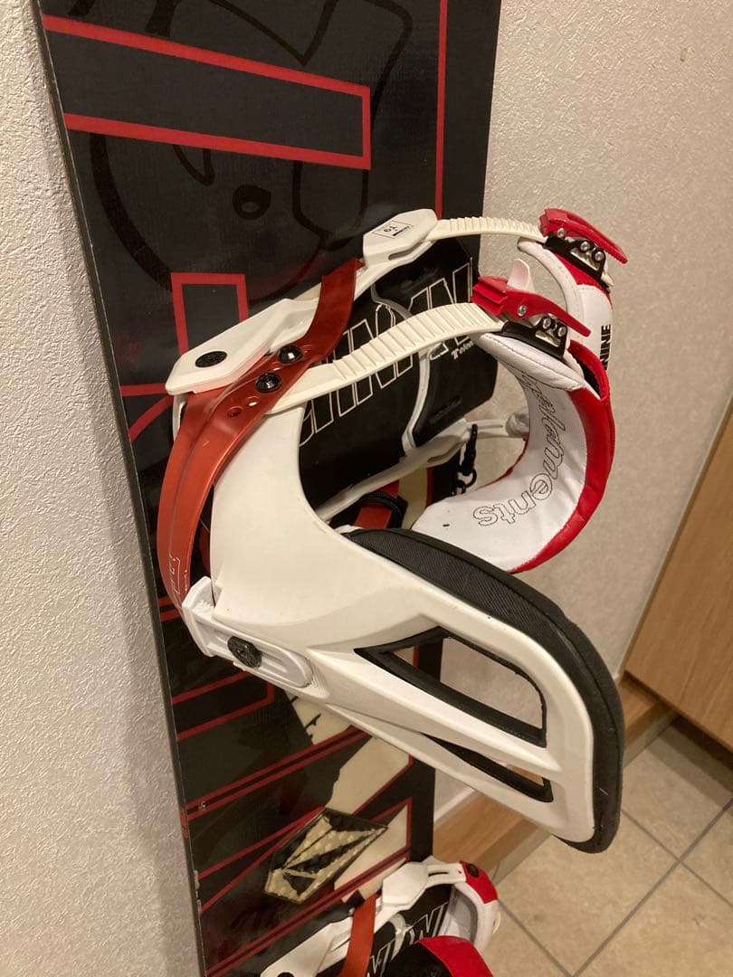 TECH NINE 150 スノーボード バインディング付き