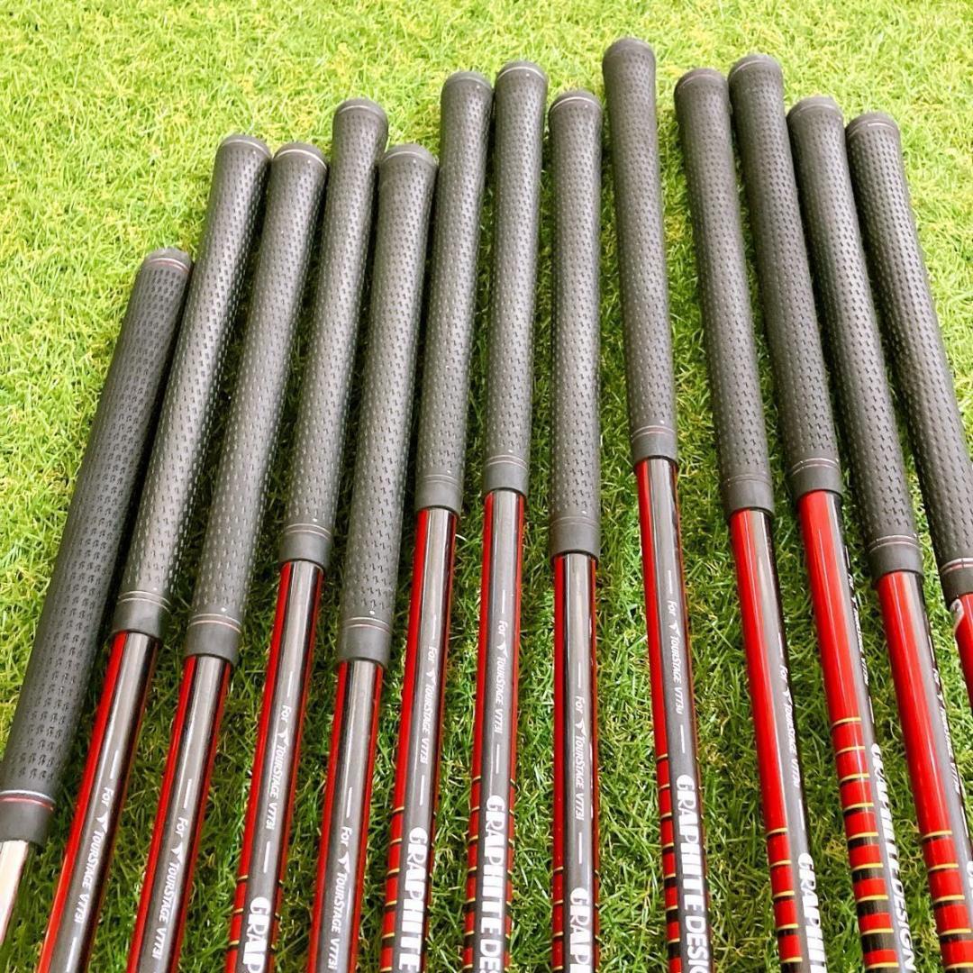 豪華13本 ツアーステージ V773 メンズゴルフセット 初心者 入門 右 R
