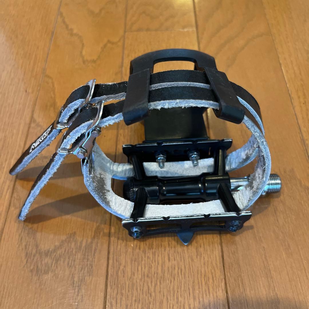 MKS ペダル SYLVAN TRACK NEXT トゥークリップ＆ストラップ付