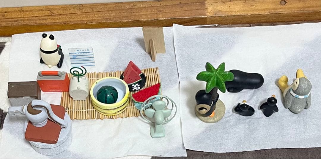 concombre コンコンブル　ペンギン　パンダ　夏　置物　小物　まとめ売り