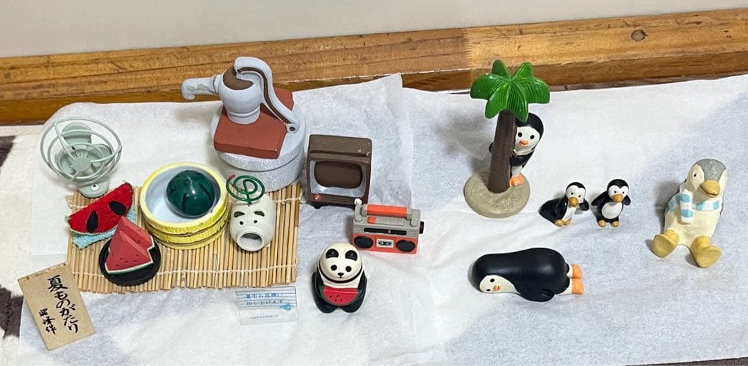 concombre コンコンブル　ペンギン　パンダ　夏　置物　小物　まとめ売り