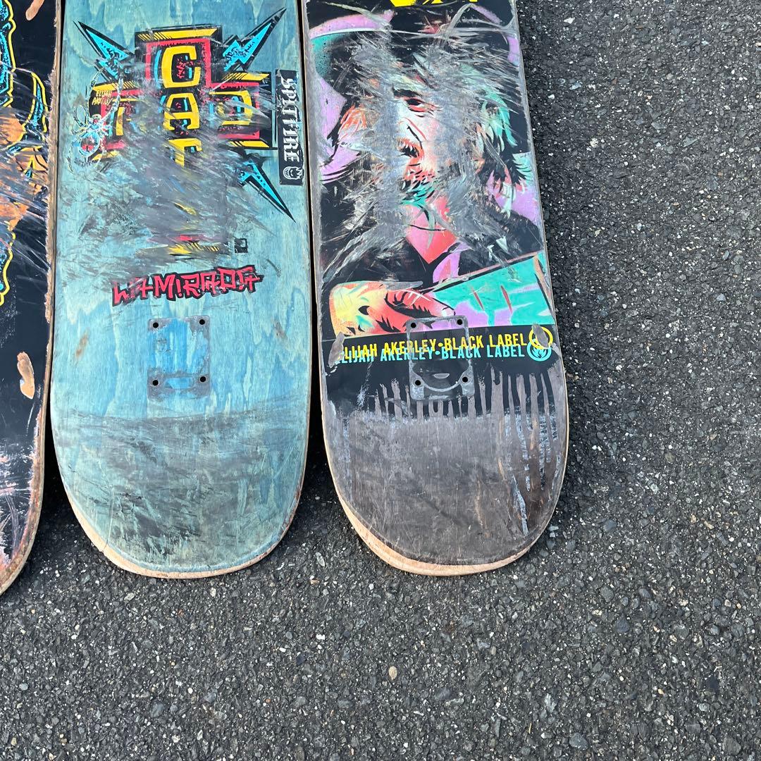 スケートボードデッキ 3枚セット