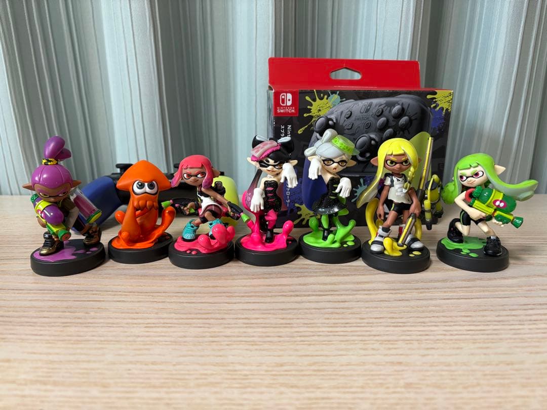 Splatoon amiibo まとめ売り プロコンとamiiboセット