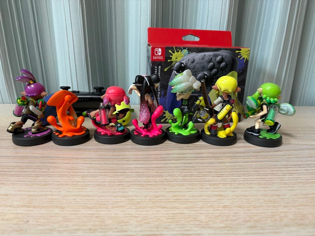 Splatoon amiibo まとめ売り プロコンとamiiboセット