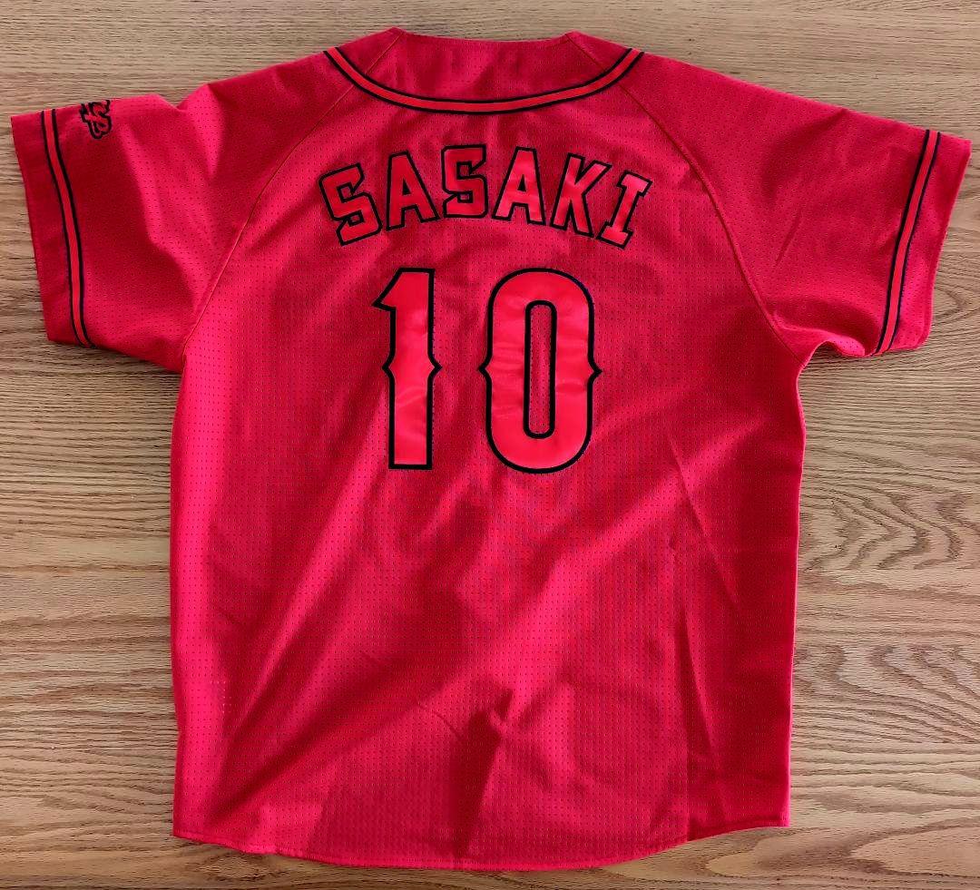 広島応援ユニフォーム Sasaki Mサイズ 赤