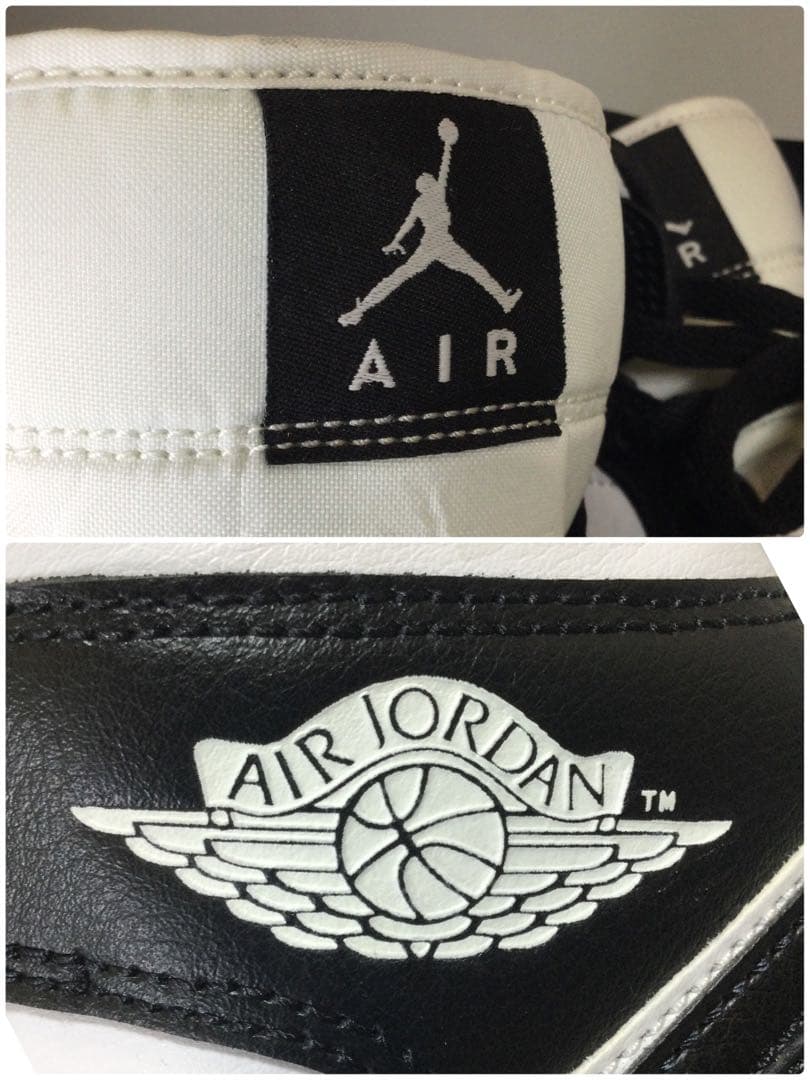メンズバスケシューズ AIR JORDAN 1 MID WHITE/BLOCK