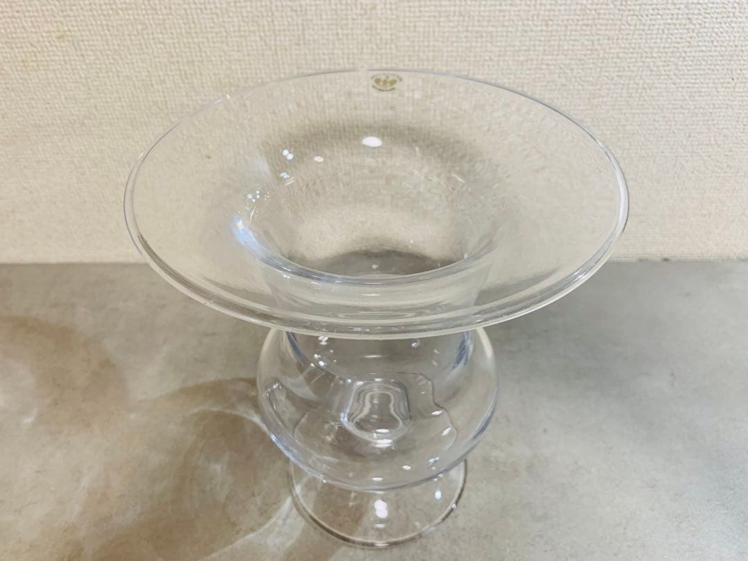 k0905-04★HOLMEGAARD MOUTH BLOWN GLASS 花瓶
