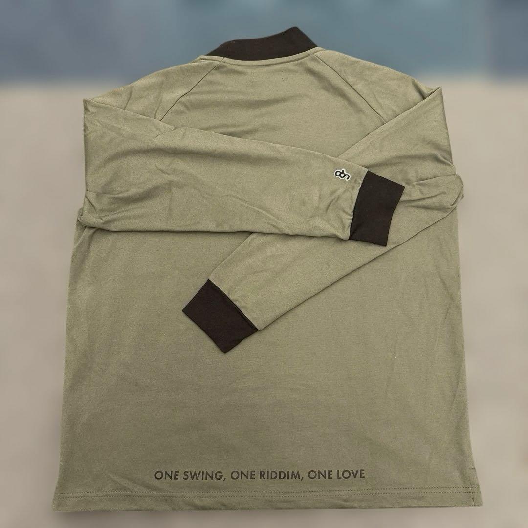 メンズウェア 8G SHOOT BOX LOGO MOCK NECK TEE KHAKI L