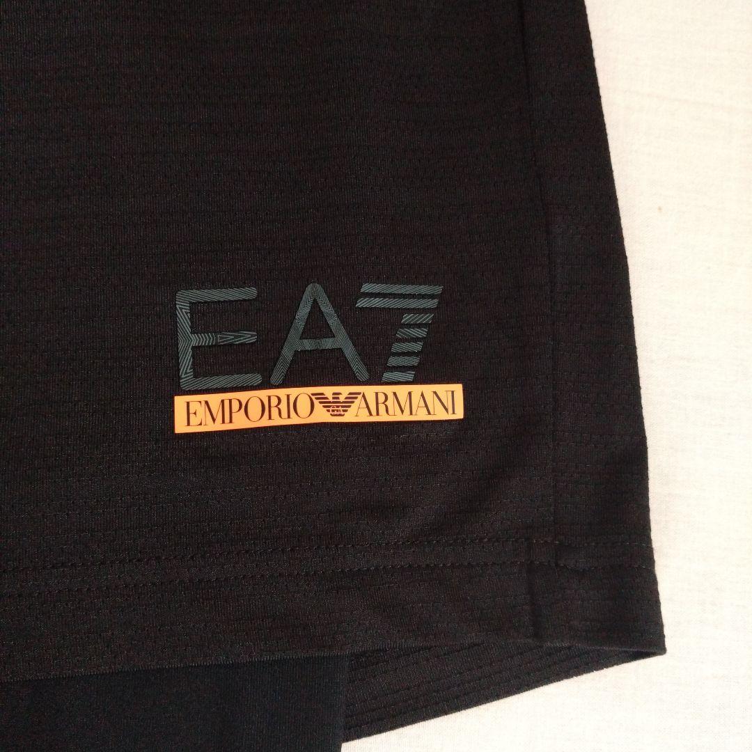 エンポリオアルマーニEA7レイヤードパンツトレーニングパンツ黒ビッグサイズXXL