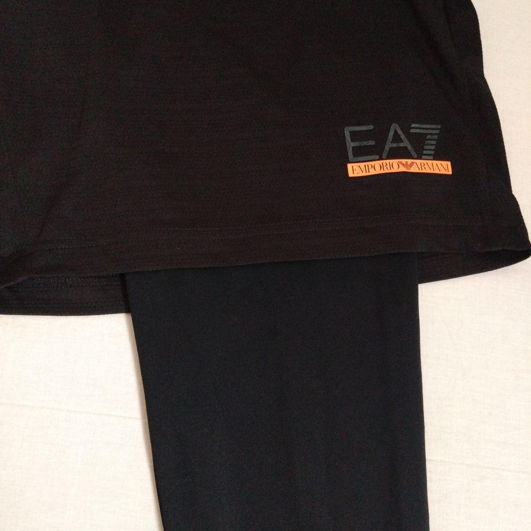 エンポリオアルマーニEA7レイヤードパンツトレーニングパンツ黒ビッグサイズXXL