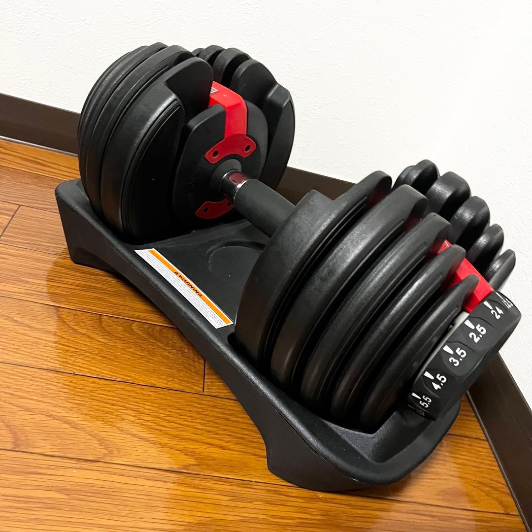 【未使用級】BARWING 可変式ダンベル 24kg×2 15段階 ①