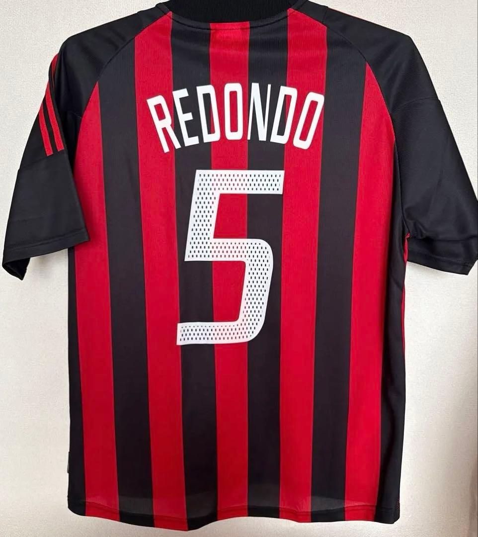 AC Milan ユニホーム　adidas M 赤黒　タグ付　レドンド　No.5